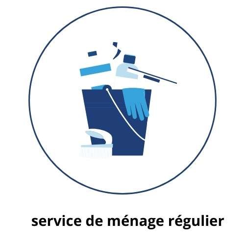 logo service de ménage régulier